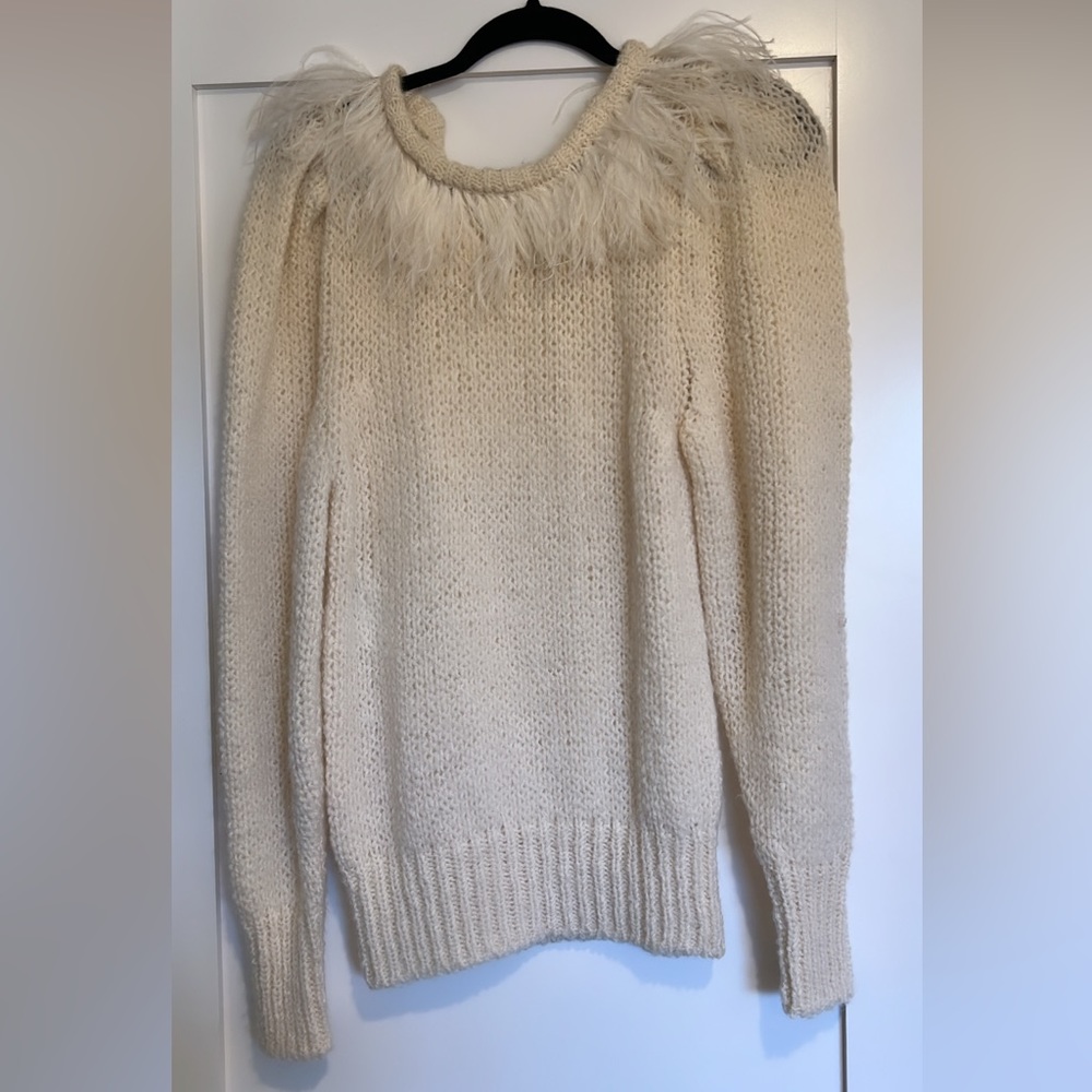 Philosophy Di Lorenzo Serafini fur trim sweater